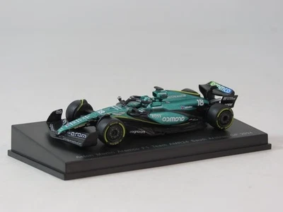Spark F1 Aston Martin AMR24 #18 Lance Stroll Saudi Arabian GP 2024 1/64 Y381 - Immagine 1 di 4