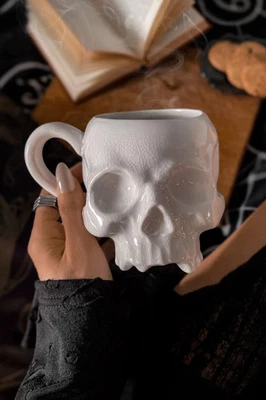 KILLSTAR Mug White Cranium One Size - Image 1 of 4