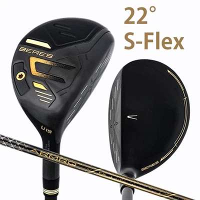 HONMA BERES 09 Black Hybrid Utility 22° ARMRQ FX Graphite S-Flex 2024 Japan NEW - Image 1 of 4