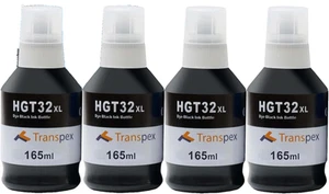 Transpex kompatibel 32XL schwarze Tinte 4 Stück Flaschen, Smart Tank 5101 7301 7001 7602 - Bild 1 von 7