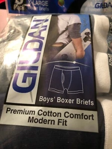Gildan Boys XL Boxer / Briefs 3 Pair - Picture 1 of 2