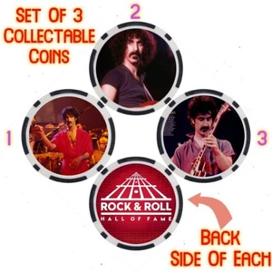 FRANK ZAPPA - ROCK & ROLL HALL OF FAME - COLLECTABLE COIN SET - Picture 1 of 1