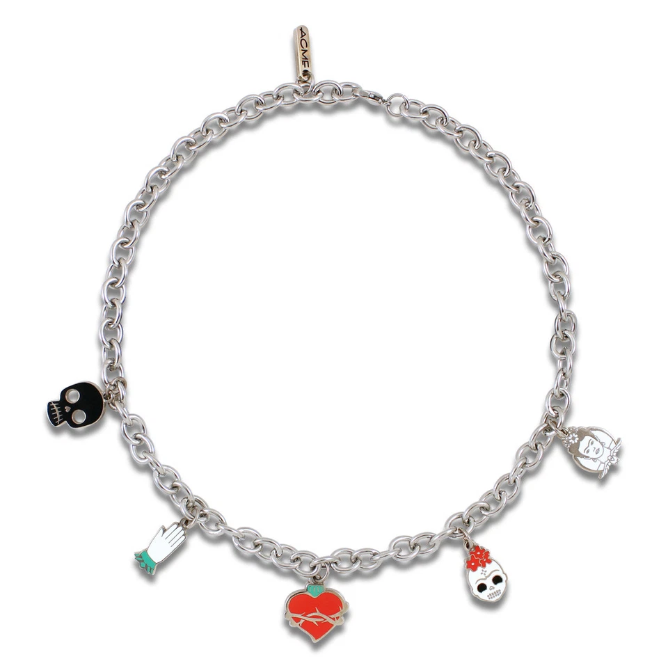 Colar Berloque Esmaltado ACME Studio FRIDA KAHLO “Frida” - NOVO - Imagem 1 de 2