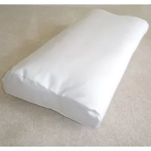 Tempur Original Pillow COVER ONLY Contour Curved Neck Case White Size Large - Picture 1 of 5