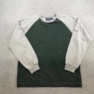 Polo Sport Shirt Adult Medium Green Solid Long Sleeve 54813 - Picture 1 of 9