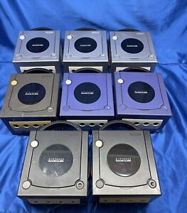 Unchecked [JUNK] Nintendo GC  Game Cube console only  Lot of 8  FOR PARTS REPAIR