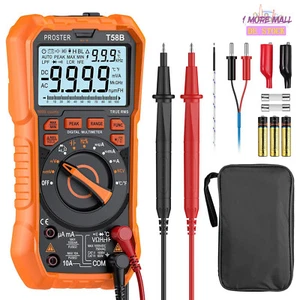 Digital Multimeter 9999 Counts TRMS Auto Range NCV DC/AC Strommessgerät Tester - Bild 1 von 9