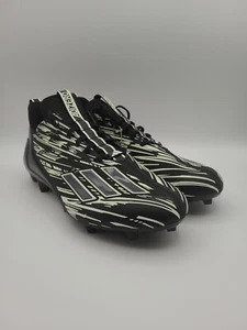Adidas Adizero 12.0 Men's Size 11 Glow In The Dark Black Football Cleats IE5447 - Picture 1 of 10