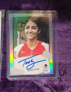 2022 Jackass Movie Danielle O'Toole Autograph Zerocool Signed On Card SOFTBALL - Zdjęcie 1 z 2