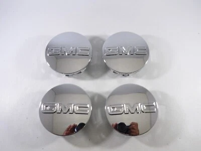 Juego de tapas centrales cromadas GMC 2014 2015 2016 2017-2019 Sierra Limited y Yukon Foto 1 de 4