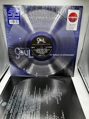 Disney Pixar Soul By Trent Reznor and Atticus Ross Lim. Clear Vinyl LP NIN - Image 1 of 2