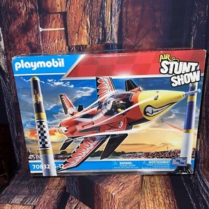 Playmobil Air Stunt Show Adler Jet Set #70832 Flugzeug 45 Teile Brandneu Versiegelt - Bild 1 von 10