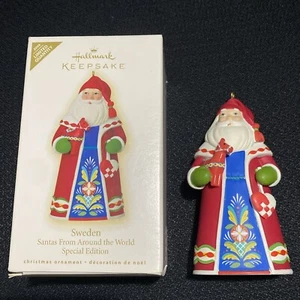 2009 Weihnachtsmänner aus aller Welt Schweden PUNZE Sonderedition ORNAMENT - Bild 1 von 4