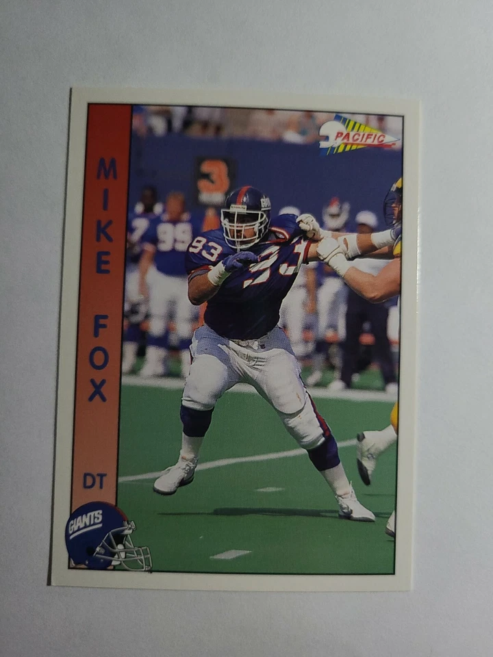 MIKE FOX 1992 PACIFIC FOOTBALL CARD # 217 D4755 - Image 1 of 1