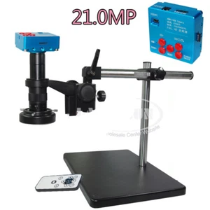 21MP 1080P 60FPS HDMI USB Industrial Microscope Digital Camera +180X Zoom Lens - Picture 1 of 7