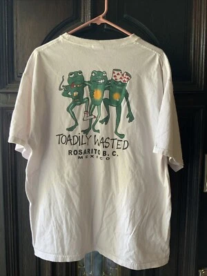 Toadily Wasted Rosarito  Mexico Mens T-Shirt Size XL - Image 1 of 4
