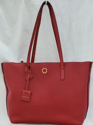 Bolso de mano Louise Et Cie de cuero rojo  Foto 1 de 4