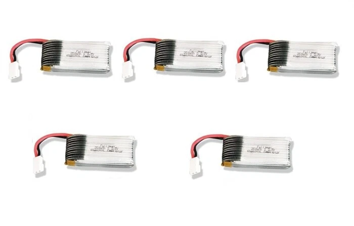 Paquete de 5 baterías Walkera QR Ladybird 3.7v 350mAh 25c Lipo N1CB Foto 1 de 3