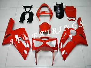 Red ABS Injection Mold Bodywork Fairing Kit Panel Cone for Ninja ZX-6R 2003-2004 - Picture 1 of 6
