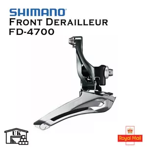 Shimano Tiagra FD-4700 2x10 Geschwindigkeit gelötet auf Halterung Schaltwerk STRASSE FD 4700 - Bild 1 von 2