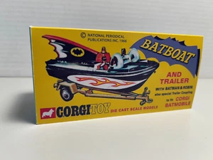 CORGI 107 BATBOAT & Trailer Reproduction Box - Picture 1 of 3
