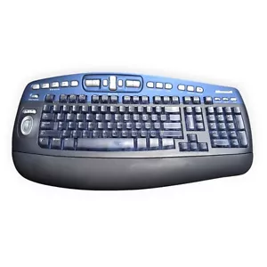 Microsoft Keyboard Elite for Bluetooth 1002 WUT0380 Blue Multimedia - Picture 1 of 7