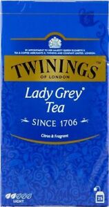 Twinings Lady Grey International Blend - 25 Tea Bags 50g