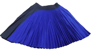 PRADA schwarz blau Full Flare Akkordeon Plissee Retro entzückend 26 W Rock Gr 38 S 4 - Bild 1 von 11