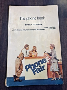 1981 1982 Telephone Book Irvine Ravenna Kentucky KY Phone Directory Genealogy - Picture 1 of 7