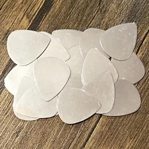 18 Metal Guitar Picks standard 351 Stainless Steel pick .3mm plectrums pic pik - Picture 1 of 2