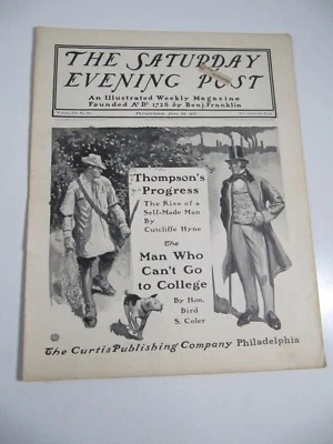 Saturday Evening Post Magazine-June 29, 1901-Bird S. Coler-Thompson's Progress - Image 1 of 4
