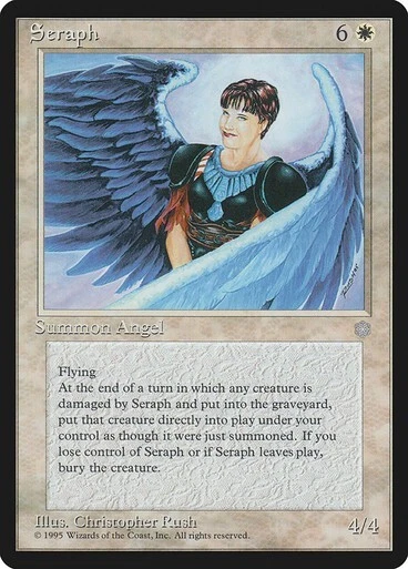 MTG - Seraph - Ice Age - Magic the Gathering - Image 1 of 1