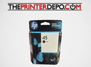 Cartucho de impresión de inyección de tinta HP 45 negro 51645A ✅100% genuino✅ - Imagen 1 de 1