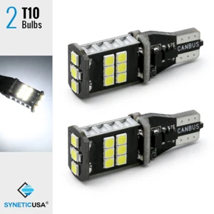 CANBUS Error Free T10/168/194 Wedge 3030 LED White DRL Reverse Side Marker - Bild 1 von 6