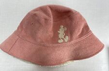 Disney Hat Cap Adult One Size Pink Mickey Mouse Corduroy Bucket Hat