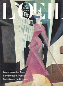 L'OEIL, Revue d'Art N°273 avril 1978 LES SCEAUX DES ROIS, PORCELAINES DE LIMOGES - Picture 1 of 1