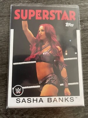 Tarjeta base Sasha Banks 2016 Topps Heritage WWE #53 MERCEDES MONE NJPW NXT RAW HOT Foto 1 de 3
