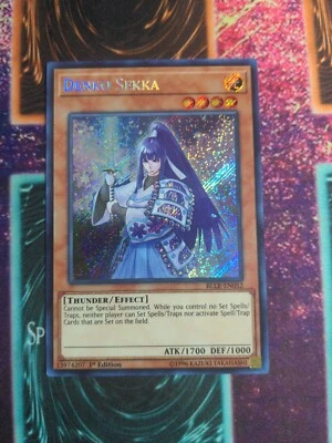 Yu-Gi-Oh! Denko Sekka BLLR-EN052 1st Edition Secret Rare NM a1/ - Image 1 of 4