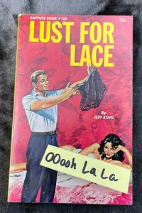 Vintage Pulp Sleaze Taschenbuch GGA Lust auf Spitze Jeff King Entrückung Buch 1963 - Bild 1 von 6