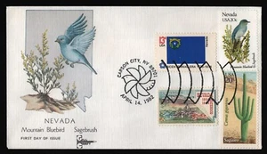 #1980 20c Nevada-Combo, Gill Craft FDC **ANY 5=FREE SHIPPING** - Picture 1 of 1