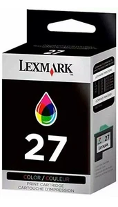 Lexmark N°27 Jaune, Cyan, Magenta - Cartouche d'Encre Imprimante - NEUF - Photo 1/2
