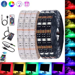 RGB LED Stripe Streifen 5V USB 5050 Lichtband Bluetooth APP Musik Controller DHL - Bild 1 von 15