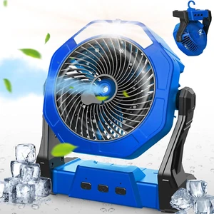 Misting Fan Portable, Outdoor Fans for Patios, Camping Cooling Fan with Mister, - Picture 1 of 6