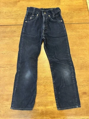 Pantalones de mezclilla vintage de pana Levi's talla 8 lengüeta naranja EE. UU. 416-1517 Foto 1 de 4