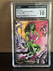 1992 Skybox Marvel Masterpieces She-Hulk #82 CGC 10 - Picture 1 of 1