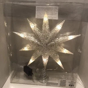 Hobby Lobby Lighted Star Christmas Tree Topper ~ 15” x 18” ~ Works! - Picture 1 of 4