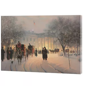 G.Harvey An Evening with The President Home Wall Decor Art Print Canvas 24x36 - Picture 1 of 7