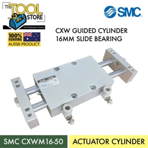 SMC CXWM16-50 DUAL PISTON SLIDE UNIT ACUATOR (Was $300) - Picture 1 of 1