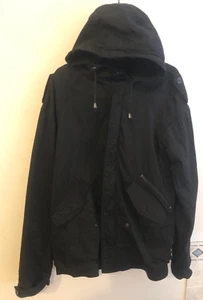 LEE Mens Zip Up Hooded Utility Jacket Sz S. Lined, Stylish EXCELLENT Condition - Picture 1 of 6