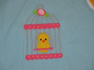 Stellybelly Caged Bird Ruffle Jumper Dress Size 6 - Picture 1 of 6